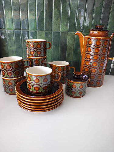 Hornsea bronte 14pc coffee - 14pc, set
