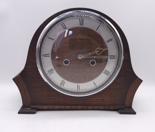 Vintage smiths wooden mantel - wooden,