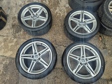18" GENUINE AUDI A5 S LINE  ALLOY WHEELS 8W0601025DE A4 A6, 2008-16