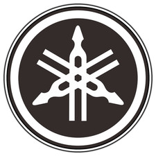 Yamaha Black Logo #4 Sticker