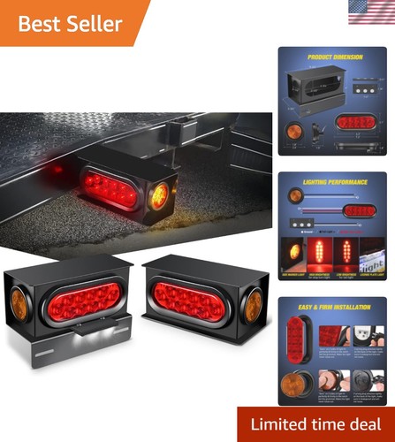 2pcs steel trailer - light, boxes