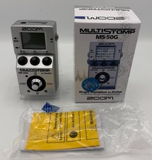 Zoom MS50G MultiStomp Multi Guitar Effect Pedal - Silver - Boxed - USED
