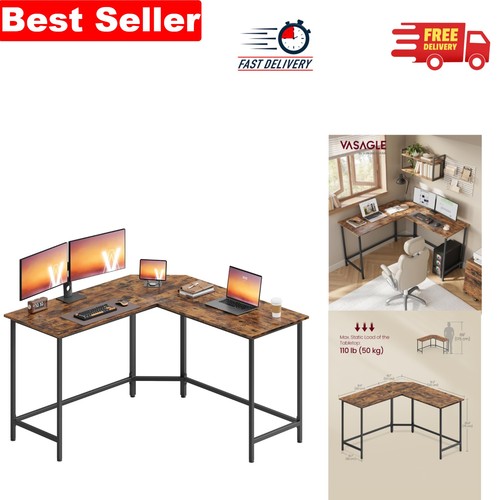 Sleek shaped gaming desk - l-shaped,