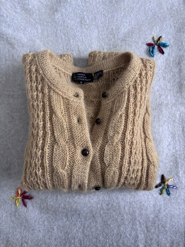 Vintage mohair cardigan size - cardigan,