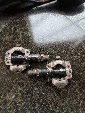 Shimano PD-M520 SPD Clipless Mountain Bike Pedals Silver Pair
