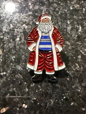 New Queens Park Rangers QPR Santa Is An R Enamel Pin Badge Christmas Football 