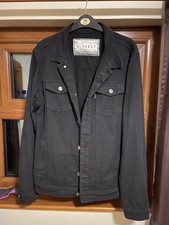 A Men’s Black Denim Jacket Never Worn NWOT. Smart On.