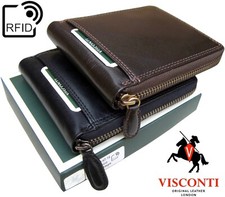 Leather Wallet RFID Tap & Go