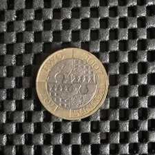 Rare 2 Pound Coin With Minting