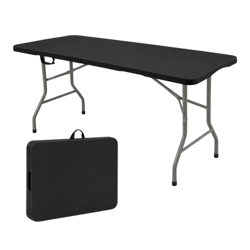 6ft plastic folding table - table,