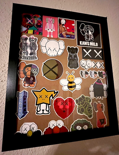Rare kaws sticker - set, in