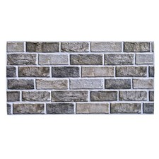 3D Tile Brick Wall Sticker Waterproof Self-adhesive PVC Panel Wallpaper UK