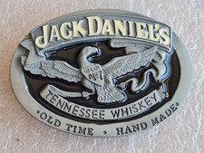 Heavy Vintage Men's Pewter Belt Buckle - Jack Daniels
