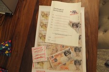 Banksy full sheet of tenners plus some stupid crap, including an certificate