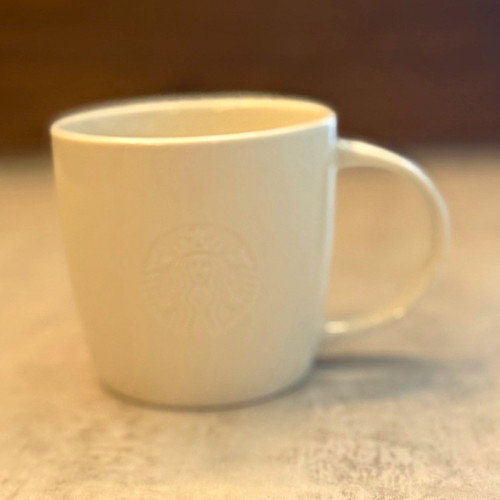 Starbucks white ceramic coffee - ceramic,