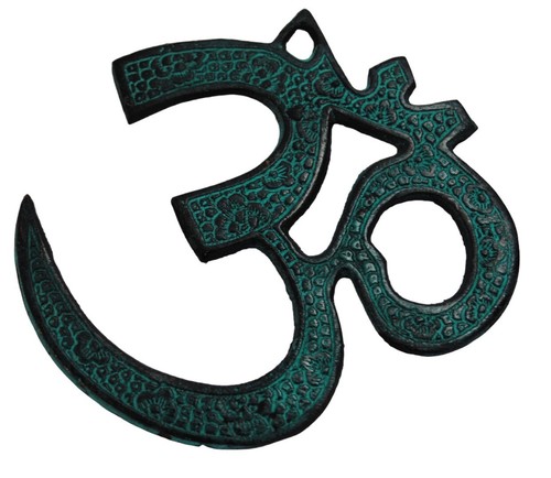 Large blue aum - aum, 3''