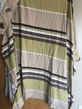 Charleston Eyelet Curtains Teal Or Terracotta Ready Made Ring Top Curtain Set