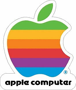 Apple computer sticker decal - computer,