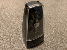 CHERUB WSM-330 MECHANICAL MUSICAL METRONOME WITH BELL - GLOSS BLACK - WORKING