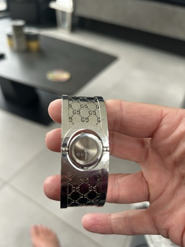 Vintage gucci silver bracket - vintage,
