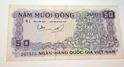 1966 south vietnam dong - south, 50