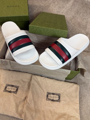 Gucci sliders white size uk - white,,