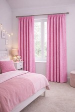 Crushed Velvet Curtains Pair