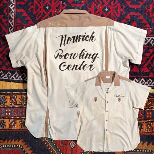 Vintage 50s bowling shirt - vintage,