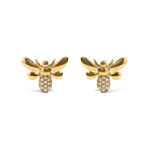 10k yellow gold diamond - gold,