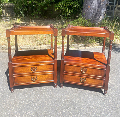 Pair quality walnut draw - quality,