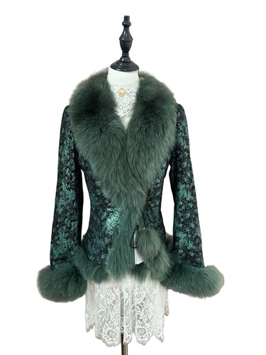 Genuine sheepskin leather coat
