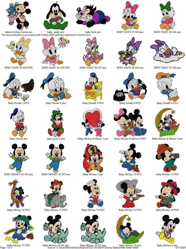 118 baby animals embroidery - baby,