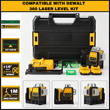 360 LASER LEVEL SET 2 BATTERY & CHARGER COMPATIBLE REPLACE WITH DEWALT