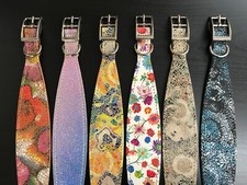 Real Leather LINED Dog Collars