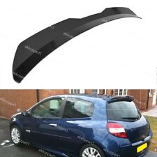 For Renault Clio III Gloss Black Rear Roof Boot Trunk Spoiler Lip Extension Wing