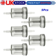 5Pcs In Line Fuel Filter 4mm