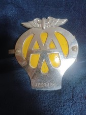 Vintage car grille - badge,