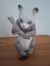 Nao Lladro Panda with Bamboo