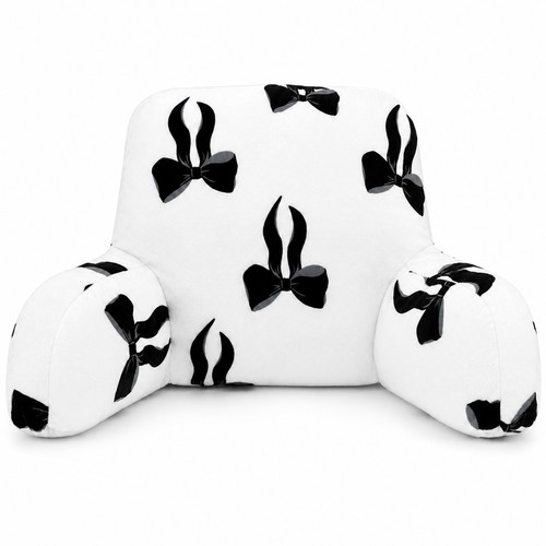 Bows black cuddle cushion - bows,