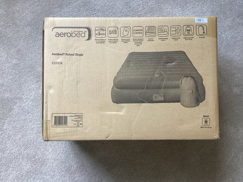 Aerobed raised single air bed - aerobed,