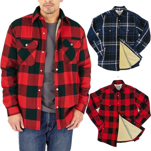 Brand mens padded sherpa - ex,