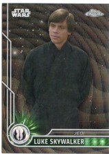 Star Wars Topps Chrome 2023 Blaster Exclusive BLACK WAVE #87 Luke Skywalker