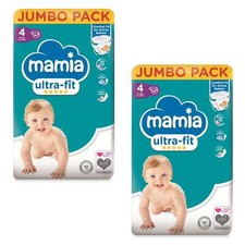 2x Mamia Size 4 Nappies Jumbo