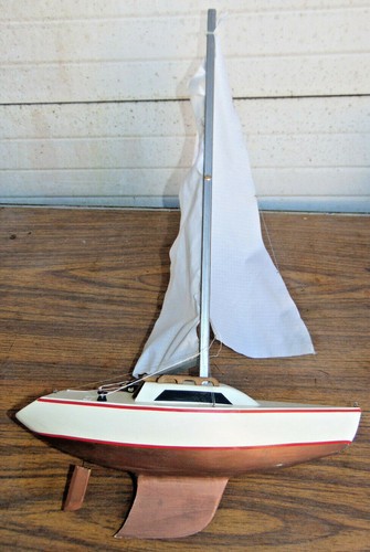 Handcrafted wooden model - model, sail