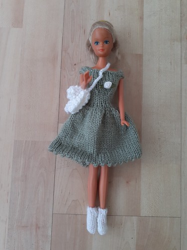 Barbie outfit - outfit,(hand, knitted.)