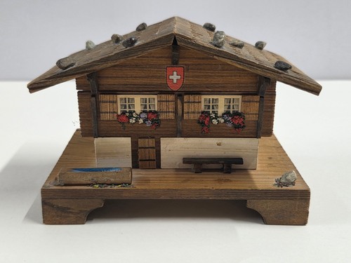Lador wooden chalet music box - lador,