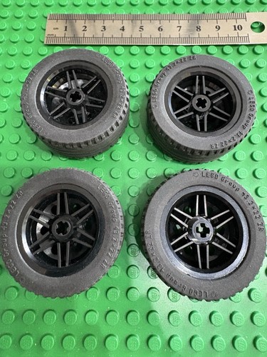 Lego large black spoked - lego,