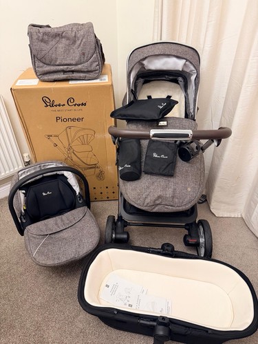 Silver cross brompton pram - silver,
