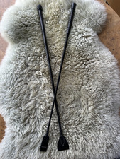 Vintage Black Plaited Leather