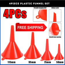 4pc Funnel Set Plastic Pouring